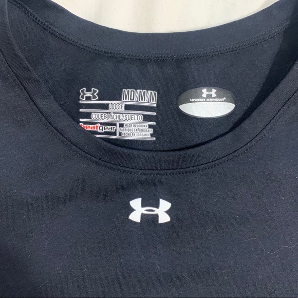 black under armour athletic top - Picture 3 of 3